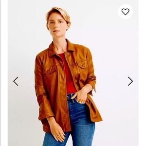 Madewell Vegan Leather Chore Jacket NWT